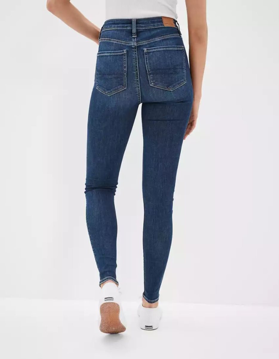 Jean American Eagle AE Ne(x)t Level Super High-Waisted Jegging Multicolore Femme | UBX-20077855